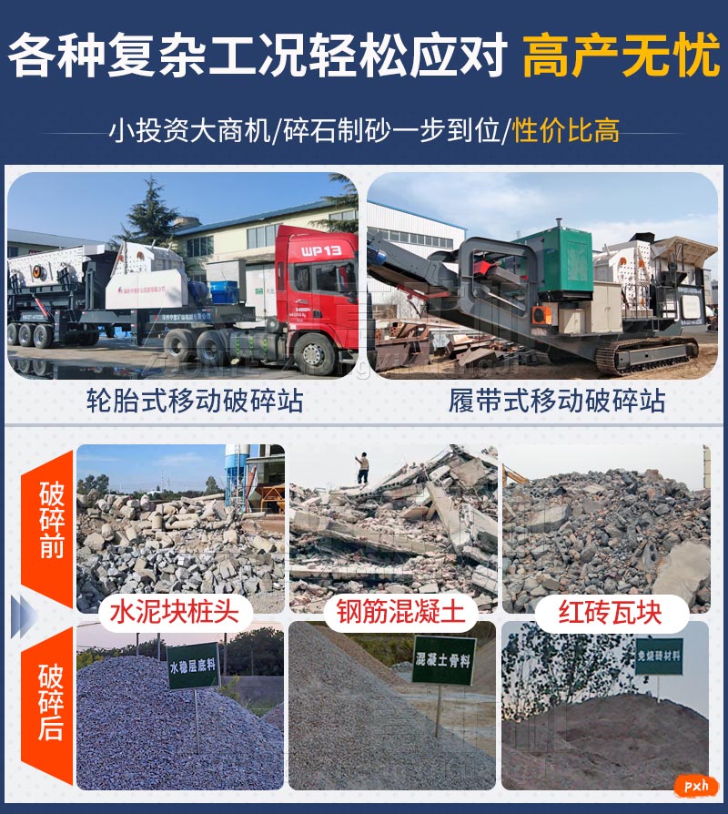 建筑垃圾進行破碎處理